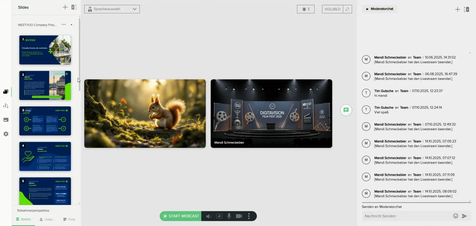 Slides Overview after Upload