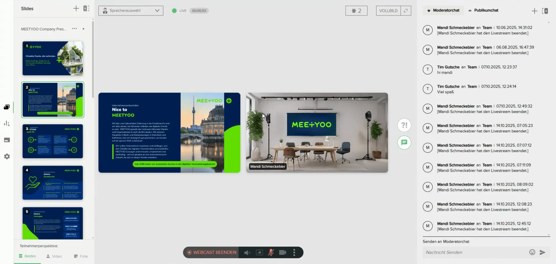 Switching Participant Perspective