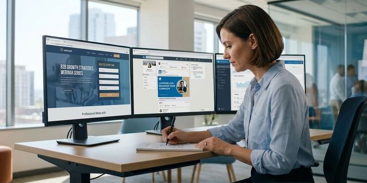 Promote your webinar on LinkedIn: the B2B playbook