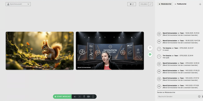 Webcast design: Personalize your speaker setup with backgrounds and overlays
