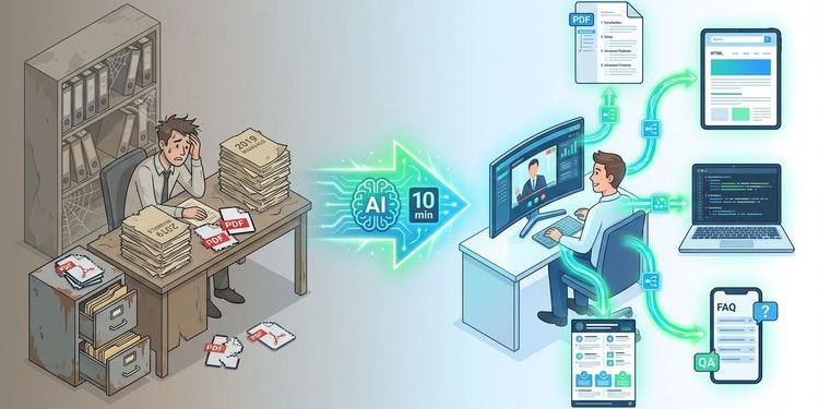 Automatic Documentation from Webcasts: 5 Formats in 10 Minutes (Instead of 40 Hours Manually)